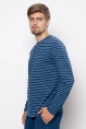 Джемпер муж,30153,1h-076(синий,син,,гол полос), (48-176)