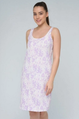 Сорочка ноч жен,60129,7s-084(сиреневый,сирень,,цветы), (44-170)