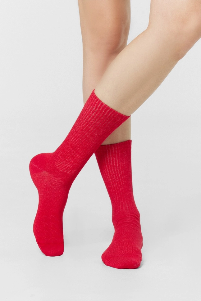 Носки жен,22217k,1334(я.красный,красн,,), (23-25)
