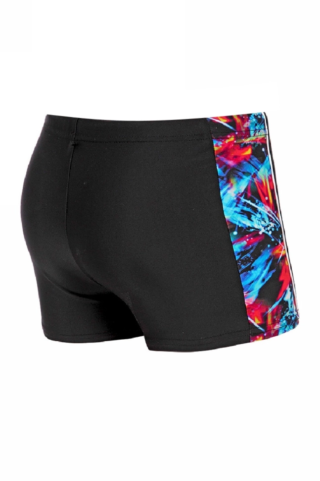 Плавки мал,п22.5.72,-(,чер,,яркие встаки бел кант), (42-158)