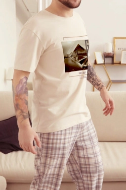 Джемпер муж,20045,1h-132.870(бежевый,беж,,мост), (46-176)