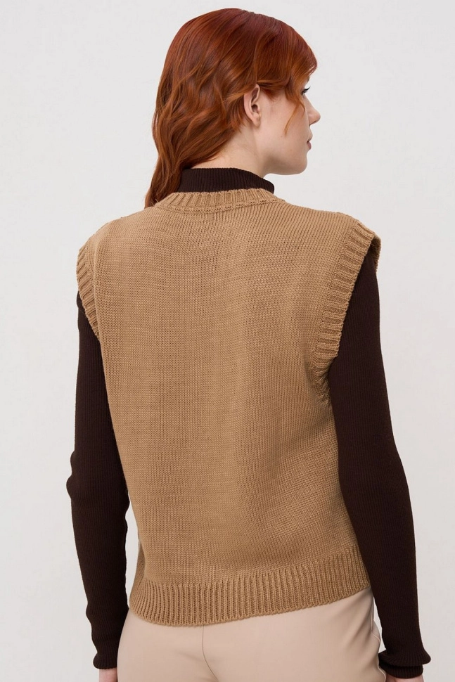 Жилет жен,by222-14055,-(карамельный кофе,беж,,), (48-158,164)