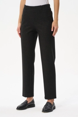 Брюки жен,b0821,b0821-c89.3f05(тёмно-коричневый,корич,,начёс клетка), (46-164)