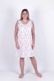 Сорочка ноч жен,в306235,р300030,-(нежноцвет,бел,,розов цв), (48-158,164)
