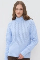 Джемпер жен,7232-40200,-(голубой,гол,,косы), (42-44-158,164)