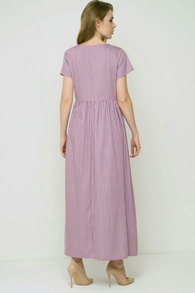 Платье жен,5231-3746,-(розовый полоска,роз,,бел полос), (48-158,164)