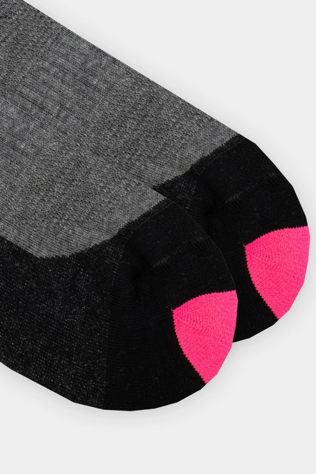 Носки жен,25338c,1010(серый меланж,сермел,чер,), (23-25)