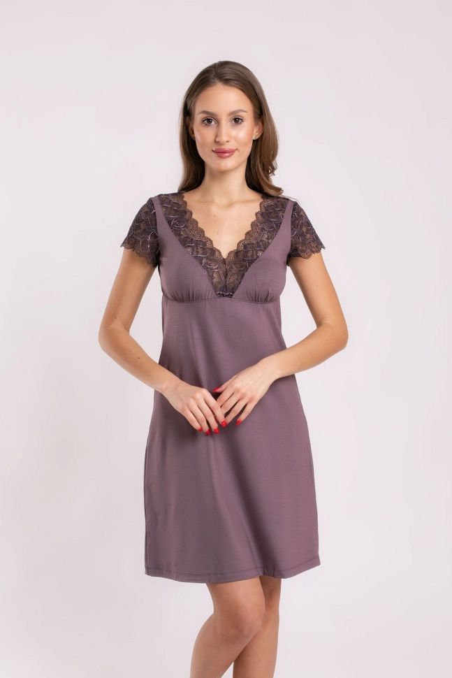 Сорочка ноч жен,s8203,s8203(трюфель,корич,,), (42-164)