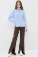 Джемпер жен,7232-40200,-(голубой,гол,,косы), (42-44-158,164)