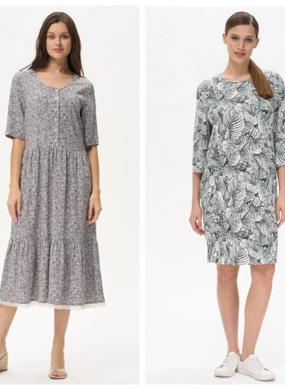 Нежные платья с рукавом длиной 3/4