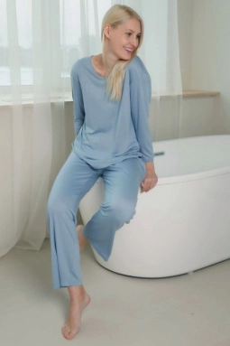 Брюки жен,50051,-(голубой,гол,,), (44-170)