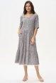 Платье жен,n9130,n9130-p90.5s14(серый,сер,,мелк цв), (46-164)