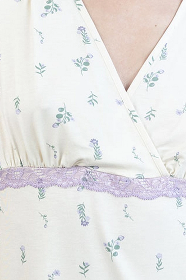 Сорочка ноч жен,555807,4с3350(набивка,жел,,сирень цв), (44-158,164)