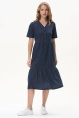 Платье жен,n1396,n1396-g59.6s04(тёмно-синий,син-т,,бел горошек), (48-164)