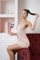 Сорочка ноч жен,s8654,s8654/12,s8654/10,s8654/1(серебристый пион,беж,,), (46-170)