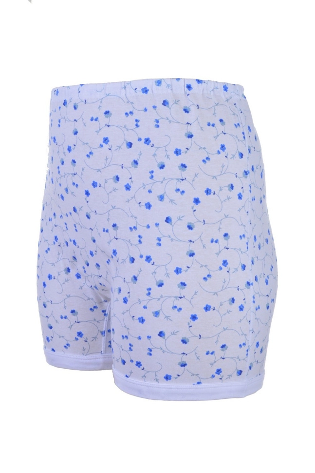 Панталоны жен,р000023,-(васильковые мелкие цветы,бел,,васил цветы), (70)