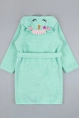Халат дев,0839,-(ментоловый, единорог,зел-св,,единорог), (28-104,110)