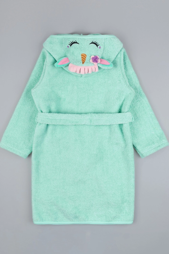 Халат дев,0839,-(ментоловый, единорог,зел-св,,единорог), (28-104,110)