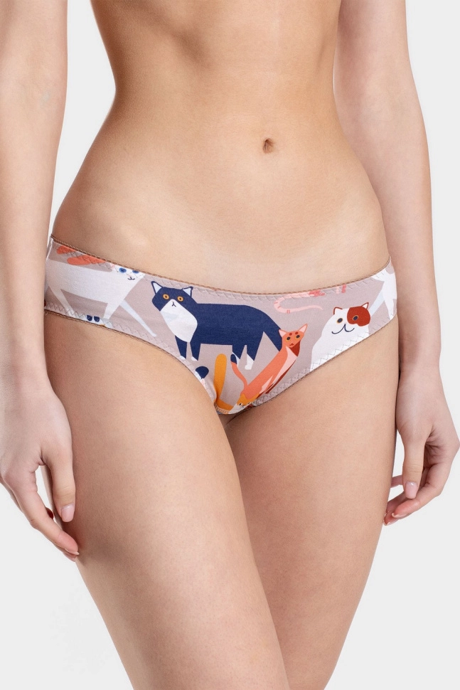 Трусы жен,s4828,s4828/72(мурлыки,беж,,мурлыки 10-0309-01), (42)