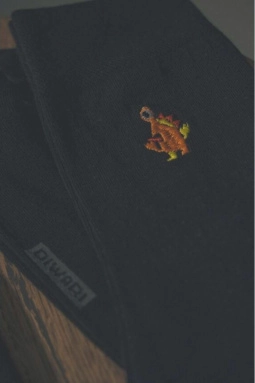 Носки муж,20с-36сп,514(черный,чер,,вышивка монстрик), (25)