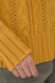 Джемпер жен,7242-40306,-(шафран,жел,,косы), (42-44-158,164)