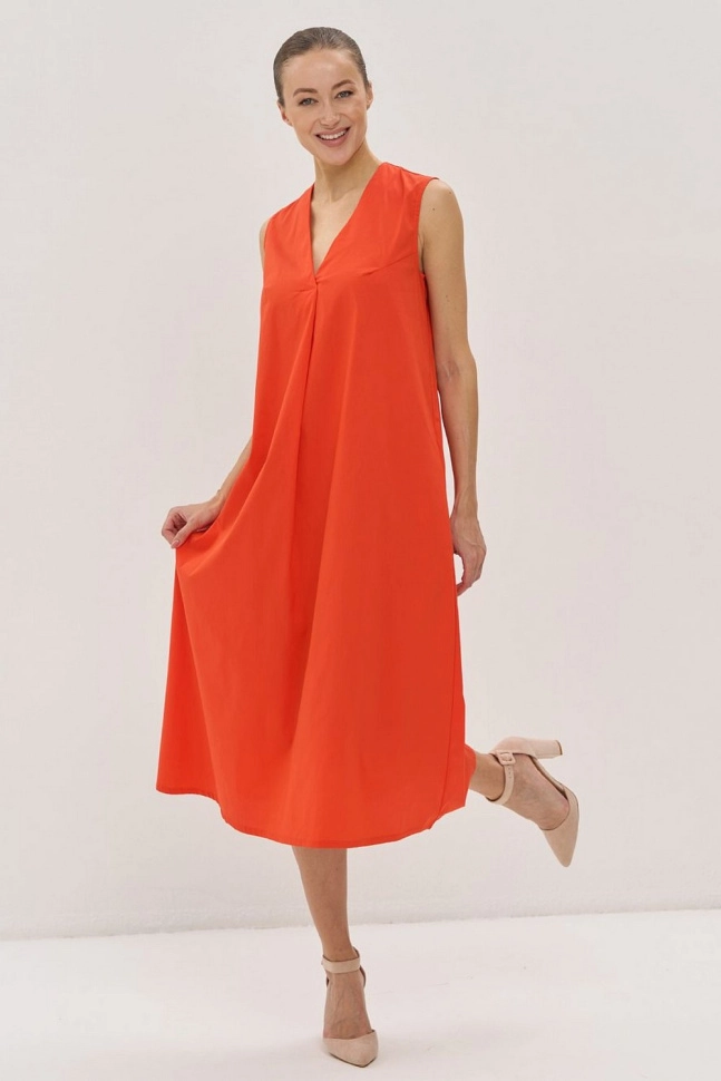 Платье жен,5241-3793,-(апельсиновая корочка,оранж,,), (46-158,164)