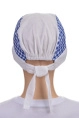 Бандана мал,95лд,-(клетка синяя, белый,бел,,апл кораблик син клетка), (48-50)