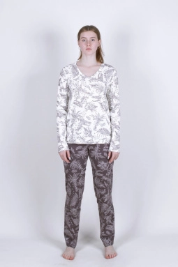 Пижама жен,в218122,-(турецкие мотивы коричневые,молоч,корич,), (50-158,164)