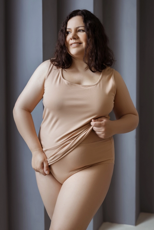 Майка жен,s6247,s6247/50,s6247/32,s6247/26,s6247/23,s6247/19(телесный,беж,,), (52-164)