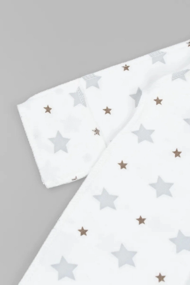 Комбинезон мал,1001а-16,-(белый/голубой,гол,,звёзды 2шт), (14-42)