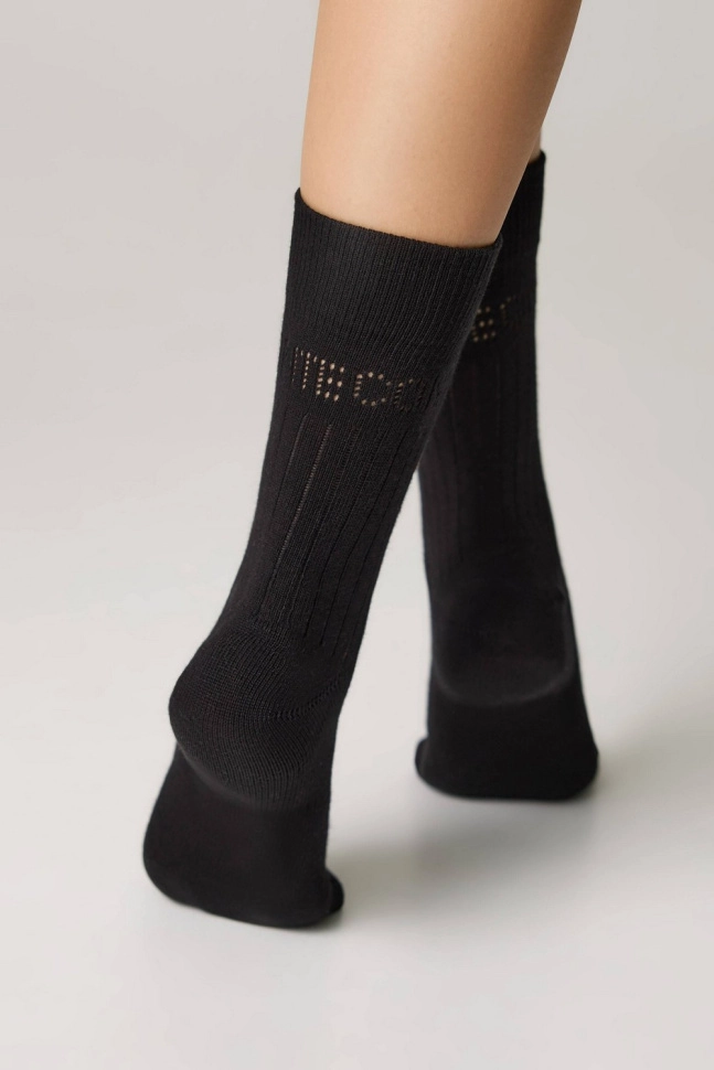 Носки жен,22с-27сп,624(черный,чер,,), (23-25)