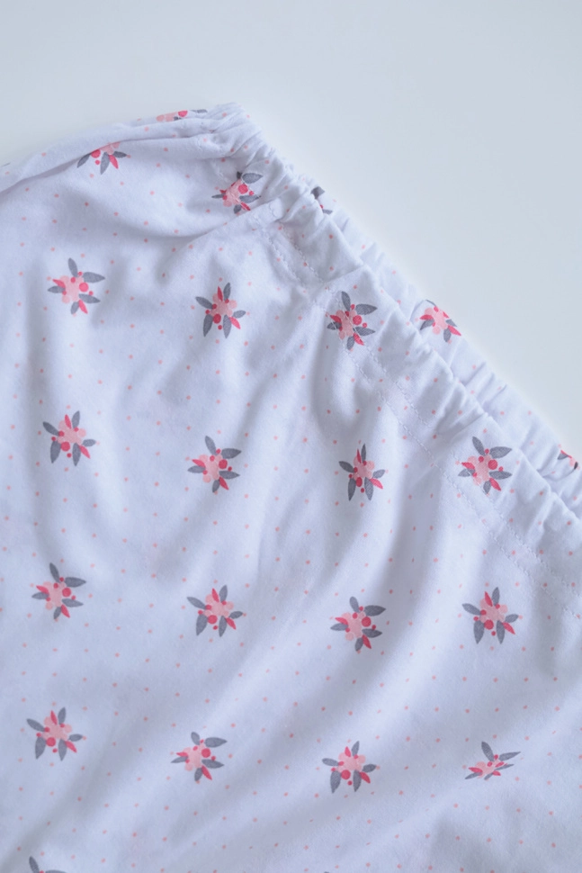 Панталоны жен,в007005,-(персиковые ягодки,бел,,), (56)