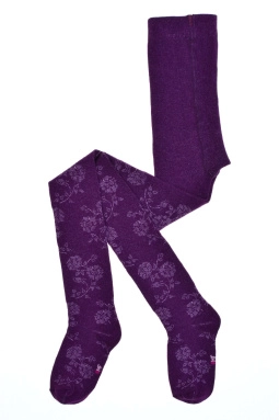 Колготки дев,9700k,1045(баклажановый,фиол,,розы), (104,110-15-16)