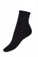 Носки жен,l2d001,-(черный,чер,,разноцв крап), (23)