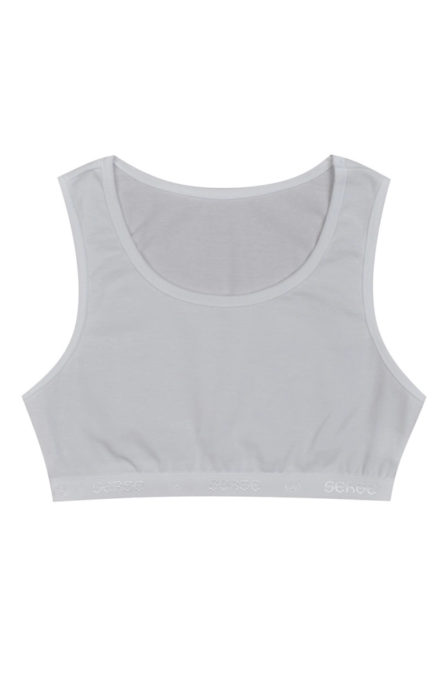 Бюстье дев,s1402,s1402/5,s1402/4,s1402/3,s1402/2(белый,бел,,по низу фирм рез SERGE), (34-134)