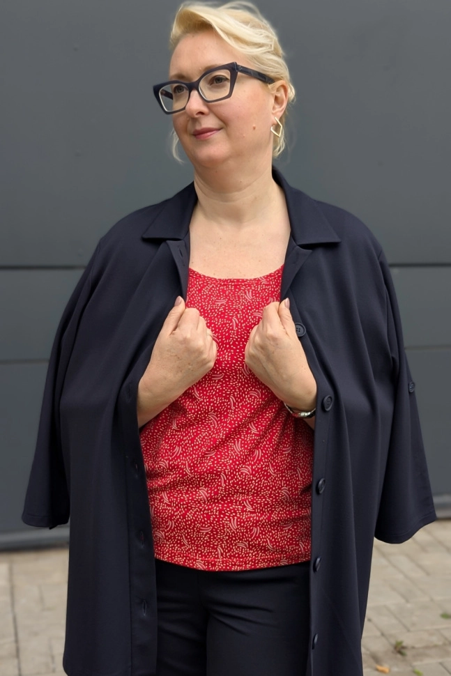 Жакет жен,f1040,f1040-o59.3f02(тёмно-синий,син-т,,), (44-164)