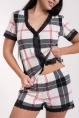 Пижама жен,s5535,s5058,s5058/39(молочная клетка,молоч,чер,), (42-170)