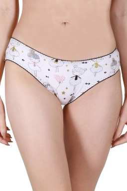 Трусы жен,s4828,s4828/29(экрю с рис.133260,молоч,,глитер звезды балерины), (42)
