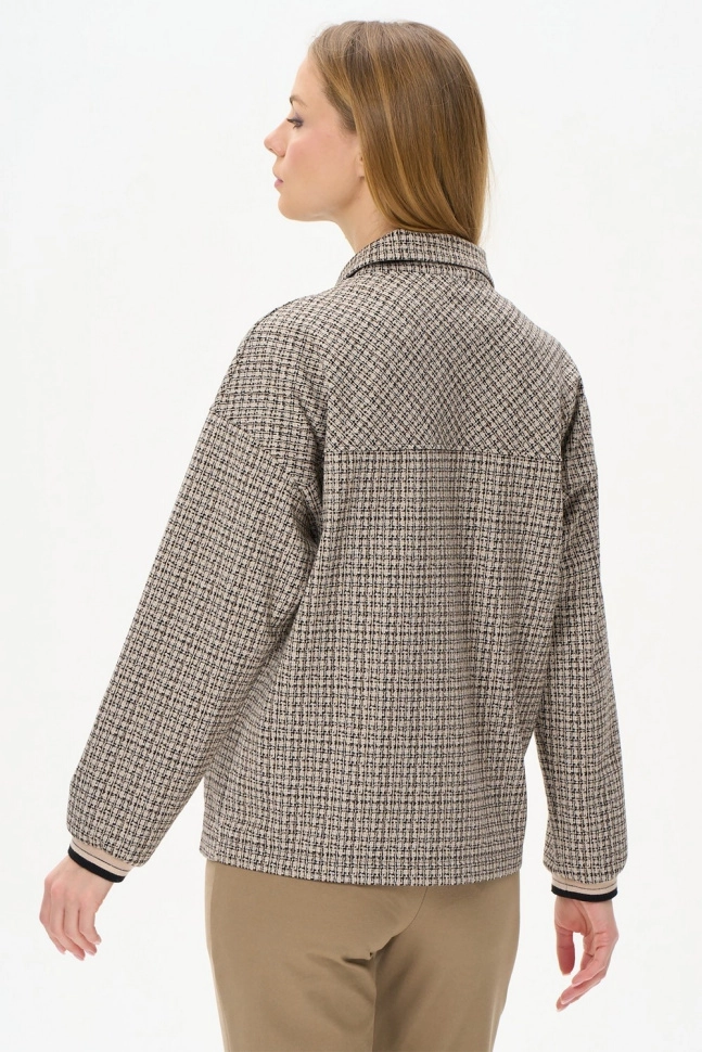 Жакет жен,f0981,f0981-c19.5f04(бежевый,беж,,чер рис), (48-164)