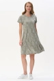 Платье жен,n3052,n3052-m72.5f09(оливковый,зел,,растительная графика), (46-164)