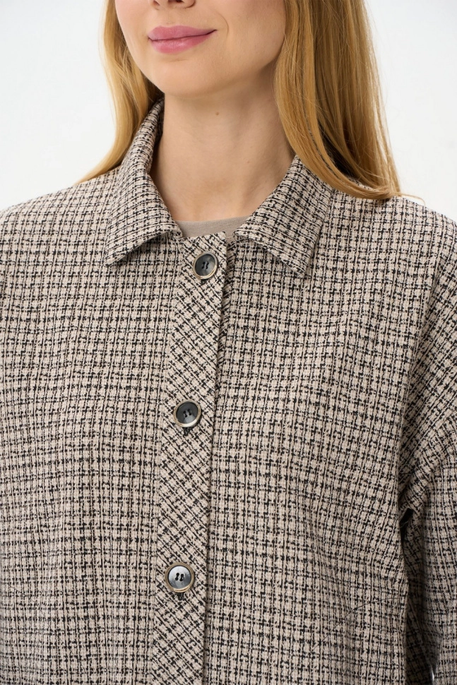 Жакет жен,f0981,f0981-c19.5f04(бежевый,беж,,чер рис), (48-164)