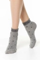 Носки жен,20с-105сп,243(серый,сермел,,чер сердечки сетка), (25)