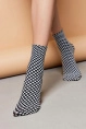 Носки жен,22с-54сп,-(nero-bianco,чер,,бел горош), (23-25)