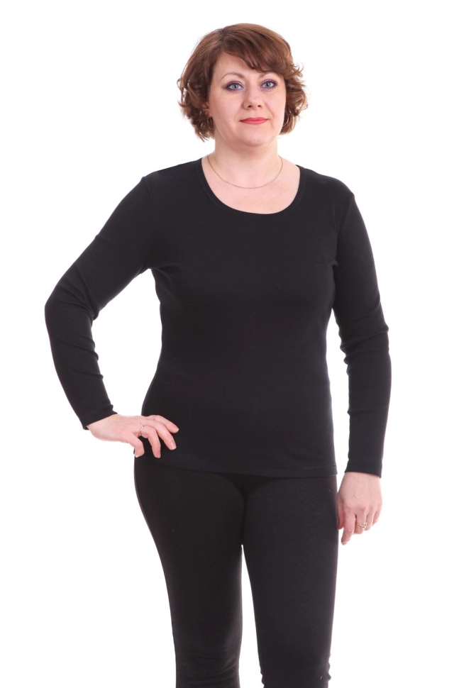 Фуфайка жен,р158315,-(черный,чер,,), (46-170,176)