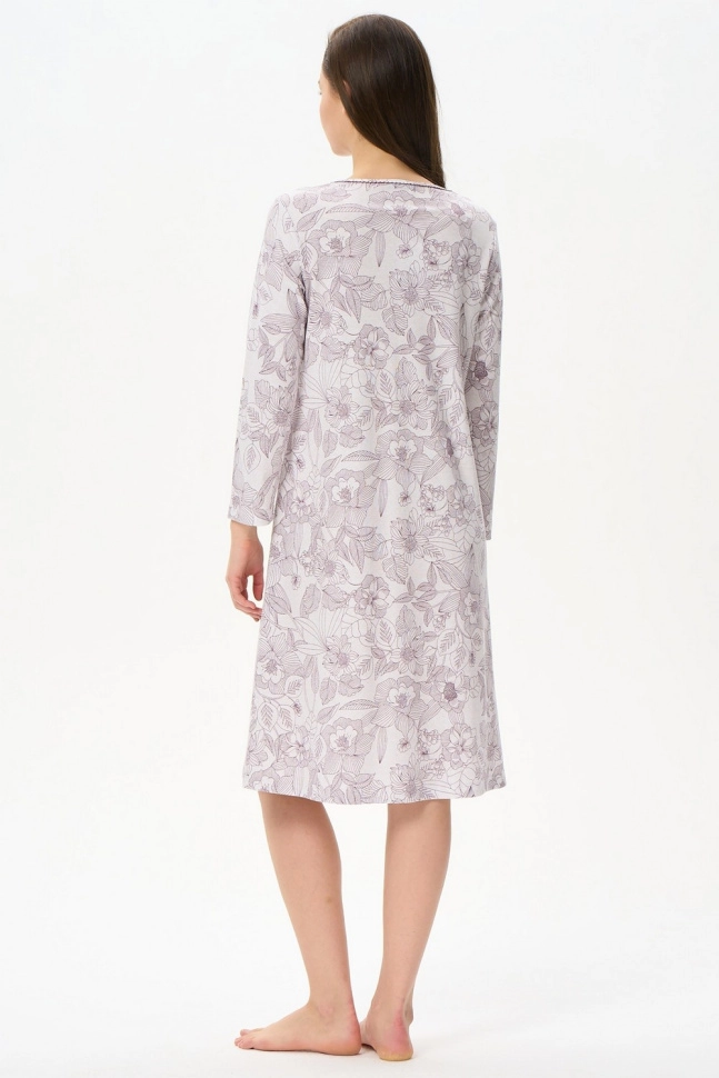 Сорочка ноч жен,s1550,s1550-p18.3f11(бежево-розовый,беж,,цветы), (46-164)