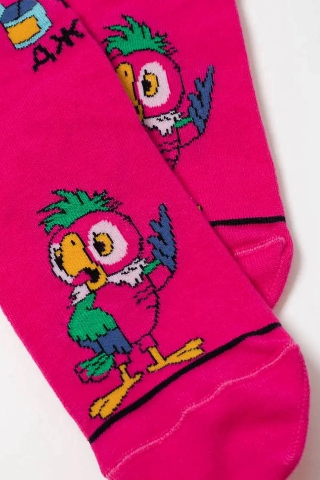 Носки жен,б1161,638(фуксия,малин,,попугай), (23)