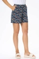 Шорты жен,b0801,b0801-z50.2f12(синий,син-т,,коты ёлки подарок), (44-164)