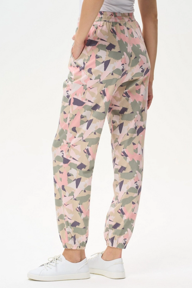 Брюки жен,b0222,b0222-a11.5s09(мультиколор,роз-св,зел-св,абстракция), (46-164)