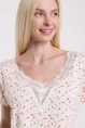 Сорочка ноч жен,s8117,s8149,s8149/22(молочный с рис. 7483,молоч,,батистовый напев 7483/v06), (50-170)