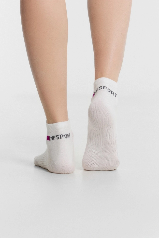 Носки жен,25300cby,20300c,153(белый,бел,,sport корал квадр), (23-25)